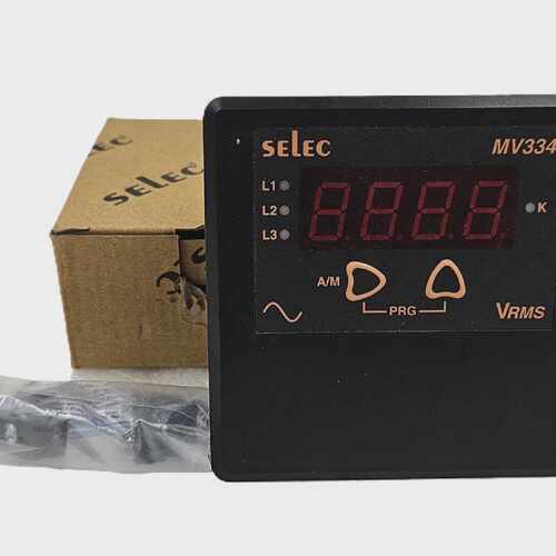 SELEC MV334-230V DIGITAL VOLTMETER LED DISPLAY [FAST SHIPPIN