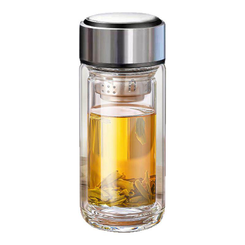 双层玻璃杯加厚防爆商务礼品杯子