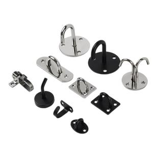 墙顶吊钩承重顶钩沙袋投影幕布天花板吊扇不锈钢挂衣钩风扇勾单钩