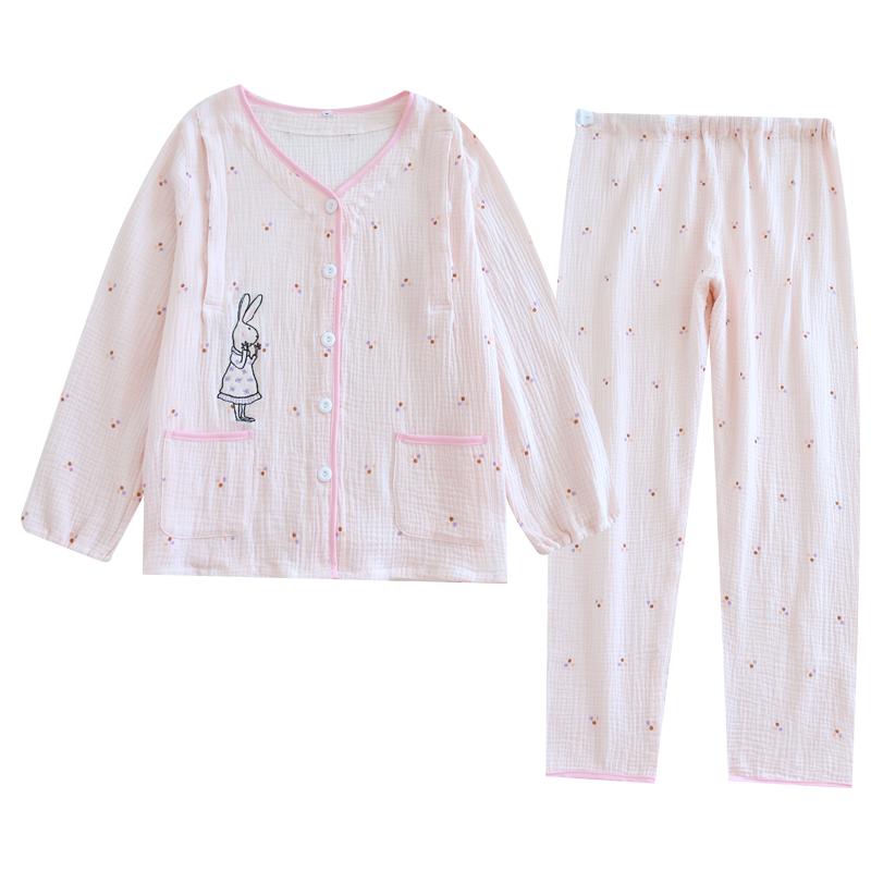 月子服秋季新款薄款纯棉纱布