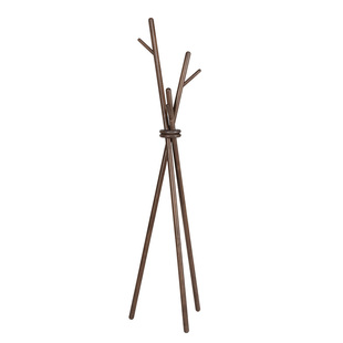 北美黑胡桃木衣架落地家用卧室客厅挂衣架创意民宿办公室衣帽架