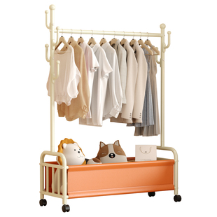 衣架落地卧室挂衣架家用室内移动轻奢晾衣架多功能收纳置物衣帽架