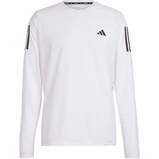 Adidas/阿迪达斯官方正品春季新款男士跑步运动透气长袖T恤IK7432