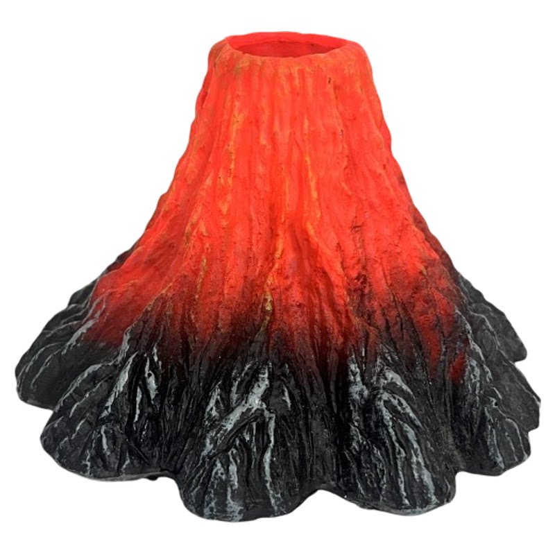 鱼缸造景仿真可透光火山模型