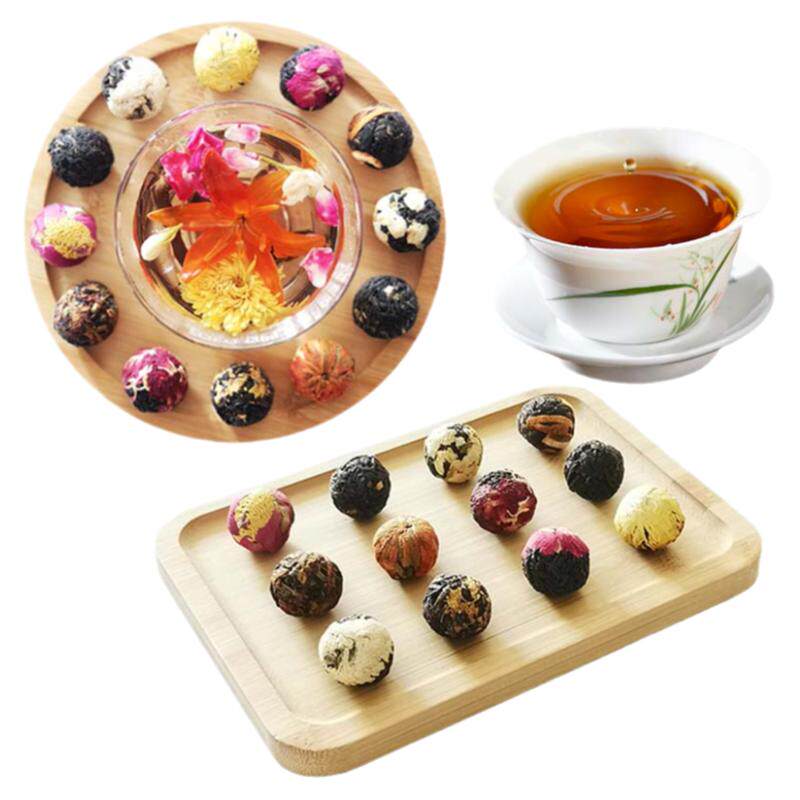 12种口味云南滇红花香龙珠工艺茶