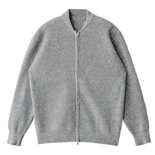 nick tian 秋冬韩版休闲纯色毛衣开衫男士简约针织衫拉链外套百搭