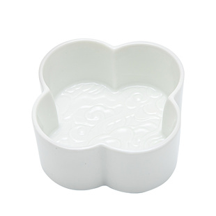 中式陶瓷茶点盘家用小号精致零食盘围炉煮茶点心拼盘茶歇实木托盘