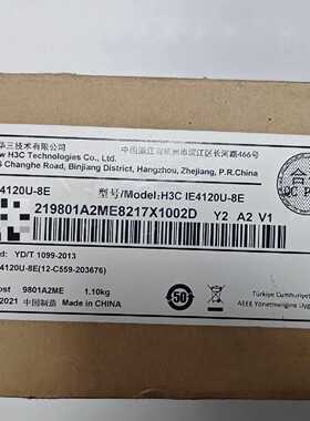 【议价-可维修】 H3C IE4120U-8E 交换机 /均有货