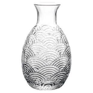 日式玻璃锤纹小酒壶鹰嘴一口杯子小酒杯果酒清酒家用白酒杯分酒器