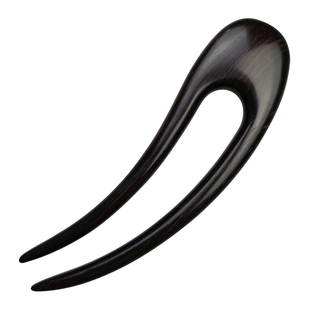 唐三把胖头发钗两齿发钗U型簪原创设计小众日常简约盘发簪子钗子