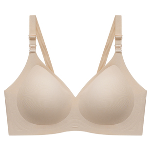 A类孕妇哺乳内衣夏季薄款怀孕期产后喂奶专用无痕文胸聚拢防下垂