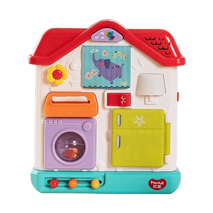 蒙氏早教启蒙益智忙碌板儿童玩具1一2一3岁STEM动脑板宝宝开锁版