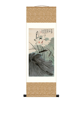 百鸟朝凤图唐伯虎中式复古风国画