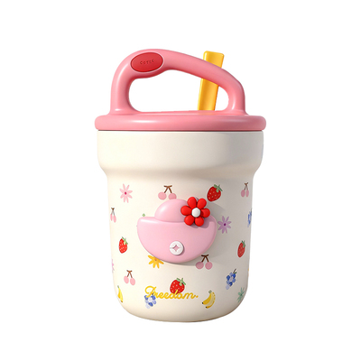 陶瓷内胆保温杯女士高颜值咖啡杯