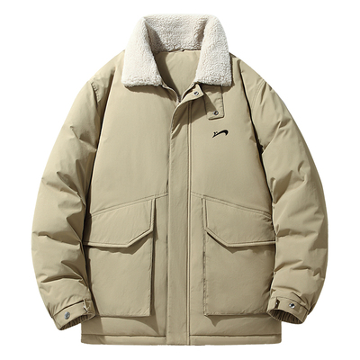 贵人鸟男士羽绒服冬季毛领外套