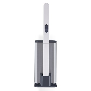 JAH不锈钢一次性马桶刷套装无死角家用洗厕所刷子卫生间清洁厕刷