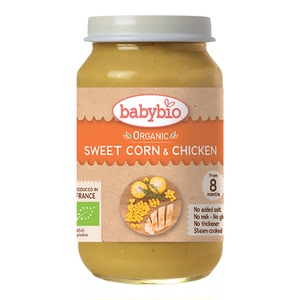 babybio 法国有机鸡肉蔬菜果肉菜蓉营养健康进口宝宝辅食200g*4版
