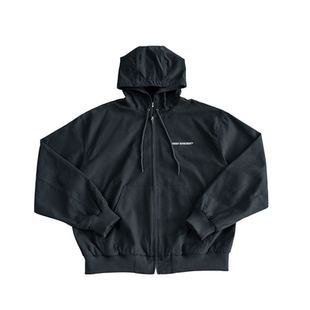 BAGGGGY 大码 连帽夹克 珠帆布 万针刺绣 廓形-西装内里外套 BUXY