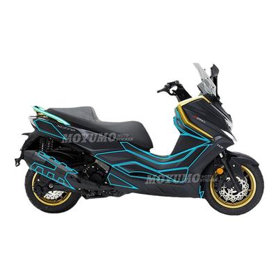 适用光阳赛艇S250S350贴纸装甲贴