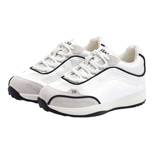 星期六7CM内增高阿甘鞋女休闲百搭轻便不累脚德训女鞋厚底小白鞋