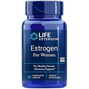 Life Extension早衰更年期雌激素平衡estrogen大豆异黄酮30粒直邮
