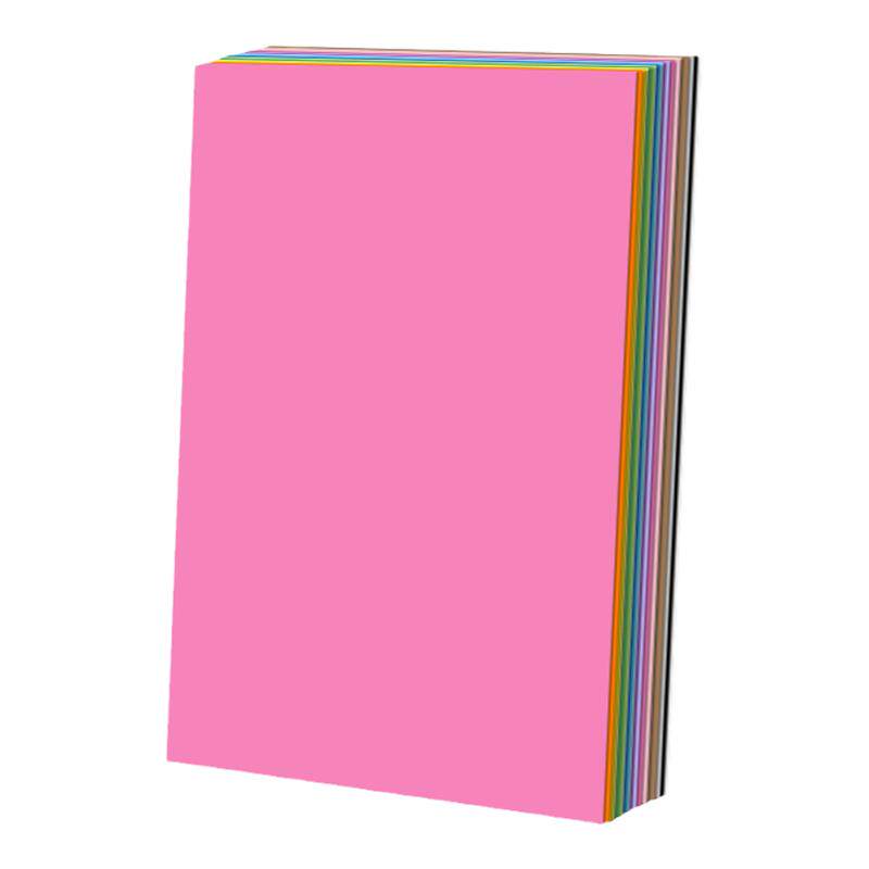 永萃正度全开彩色卡纸手工硬卡纸硬纸200g幼儿园环创材料装饰背景广告海报DIY主题墙手工卡纸深蓝红色大张