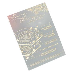 描图纸高档定制婚礼菜单感谢卡结婚邀请函信封餐盘卡片牛油纸订做