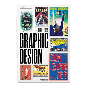 【现货】The History of Graphic Design 平面设计历史：1890-1959 进口原版图书TASCHEN书籍