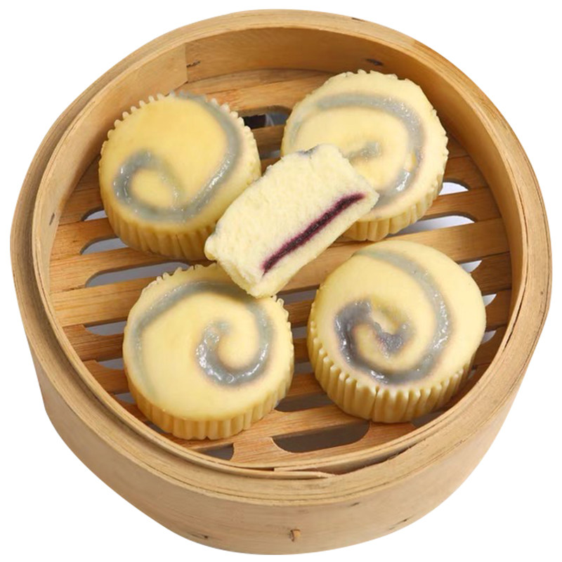蓝莓蛋糕休闲早餐半成品夹心速冻