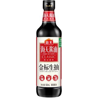 海天金标生抽炒菜优质酱油