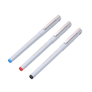 斑马BE-100宝珠针管办公签字笔 0.5mm超好用的中性笔顺滑速干黑色