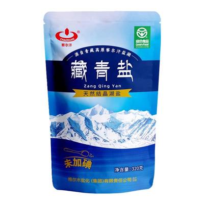 天然青海湖盐食用藏青盐无碘盐