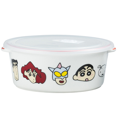 蜡笔小新陶瓷饭盒微波炉加热专用
