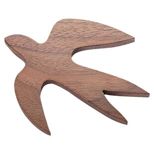 实木创意冰箱贴磁吸木质燕子磁贴个性家居装饰杯垫磁力贴北欧