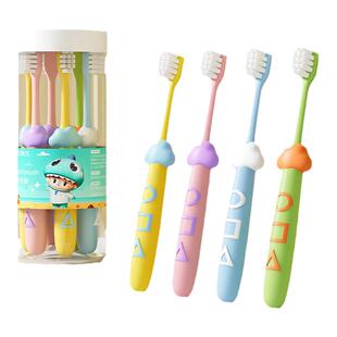 儿童牙刷宝宝3到6到12岁软毛换牙期以上牙膏小孩专用学生家庭桶装