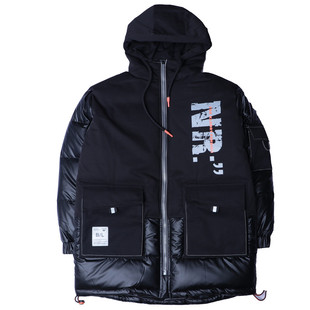 小灵丁棉衣冬季新款男童中大童加厚棉风衣青少年休闲棉袄