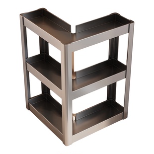 厨房转角调味品置物架多功能多层台面式拐角墙角油盐酱醋收纳架子