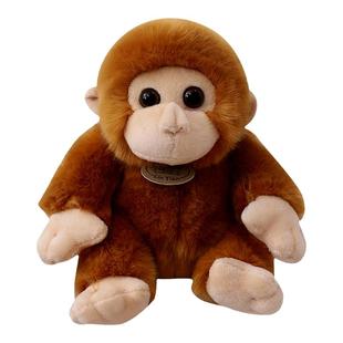 仿真猴子公仔玩偶毛绒玩具可爱猩猩娃娃玩偶迷你小号摆件女孩礼物