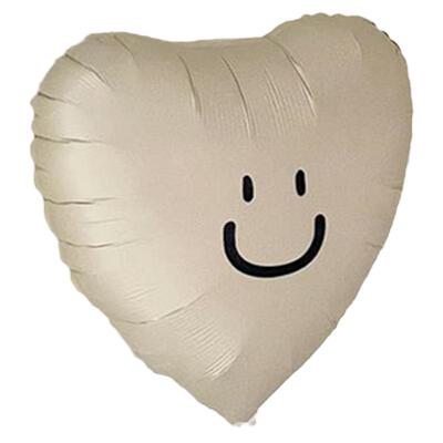 笑脸爱心气球贴纸定制名字波波球