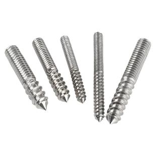 M4M6M8M10 304双头牙螺丝内六角螺丝楼梯双头牙尖尾自攻螺栓无头