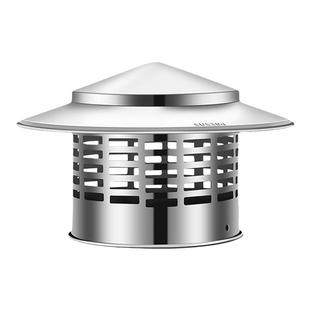 屋面排气管透气帽不锈钢防雨罩出风口防水防鸟防鼠新风系统排风口
