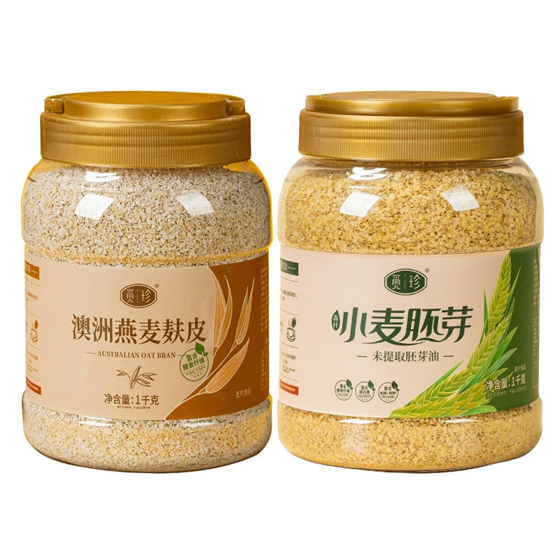 燕麦麸皮搭配小麦胚芽营养早餐
