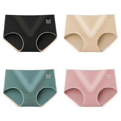 正品内裤女纯棉中腰透气三角裤