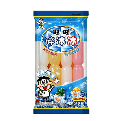 旺旺碎冰冰78ml多口味棒棒冰棒童年果味饮料混和装碎碎冰家庭袋装