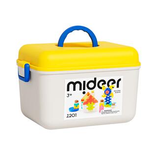 mideer弥鹿大颗粒软积木拼插装榫卯搭房子人仔儿童0到3岁玩具益智
