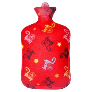 上海永字牌热水袋注水橡胶绒布冲水毛绒暖脚特大号暖水袋老式充水