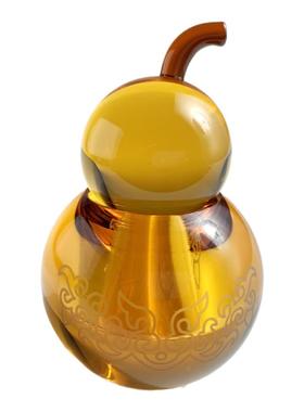 招财小葫芦桌面水晶琉璃摆件