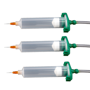 30cc55cc100CC300CC透明针筒点胶机针筒点胶针筒灌胶美式针头针管