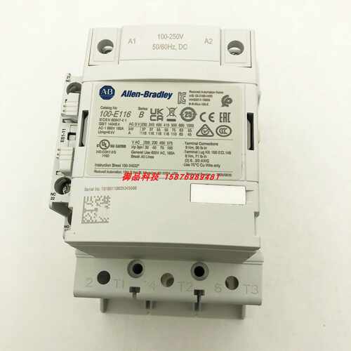 议价100-E116KD11美国罗克韦尔AB全新未拆封接触器100E116KD11质