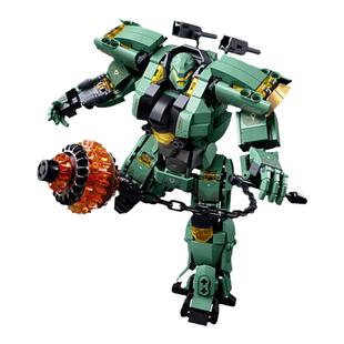 儿童益智积木机器人变形金刚机甲拼装人高达男孩8岁玩具生日礼物